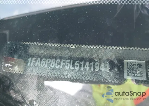 2020 Ford Mustang Gt Premium Fastback из США, поврежденный, VIN 1FA6P8CF5L5141941